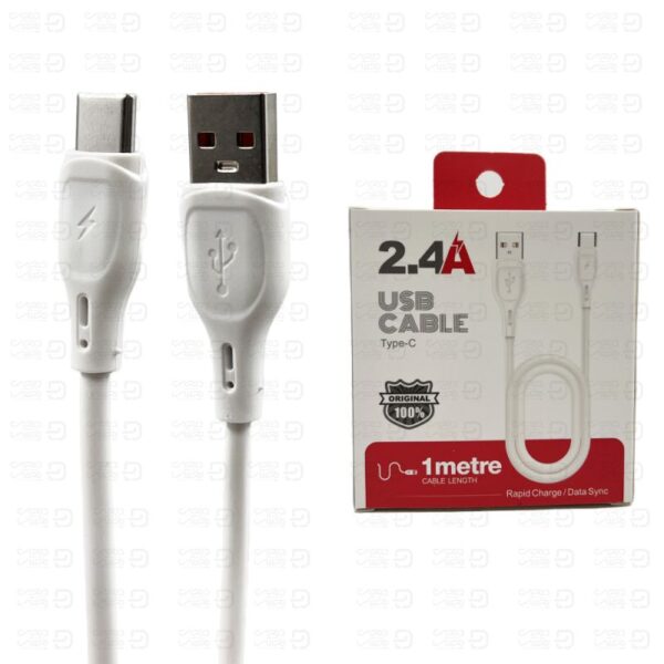 کابل 3A تایپ سی یک متری فست پکدار