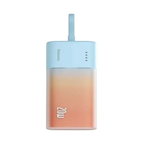 پاوربانک 5200 میلی آمپر باسئوس 20 وات مدل Baseus Popsicle Fast Charging Power Bank IP Edition 5200mAh 20W با گارانتی 24 ماهه شرکتی