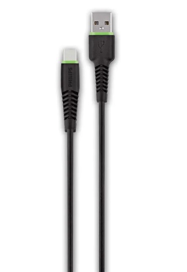 کابل 1.2 متری USb به Type -C فیلیپس مدل Philips DLC1530 C با گارانتی 12 ماهه شرکتی