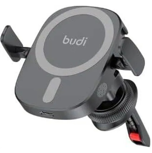 پایه نگهدارنده و شارژر 15 وات بی سیم موبایل بودی مدل Budi CM570B با گارانتی ۱۸ ماهه شرکتی (۶ ماه تعویض)