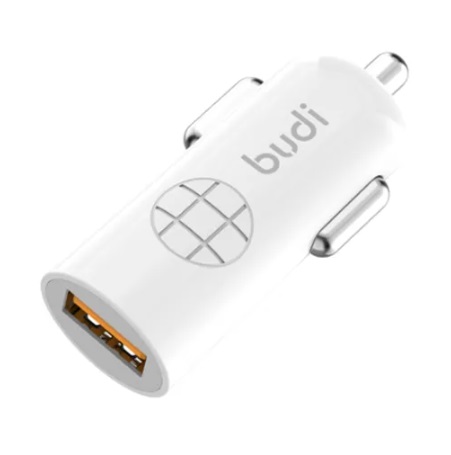 شارژر فندکی 18 وات بودی مدل Budi CC062QW با خروجی USB با گارانتی ۱۸ ماهه شرکتی (۶ ماه تعویض)