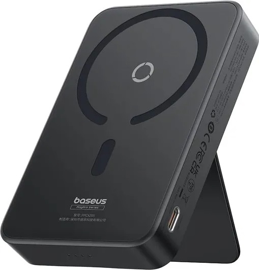 پاوربانک باسئوس 5000 میلی آمپر 20 وات مدل Baseus MagPro Magnetic Bracket Wireless Fast Charge با گارانتی 24 ماهه شرکتی